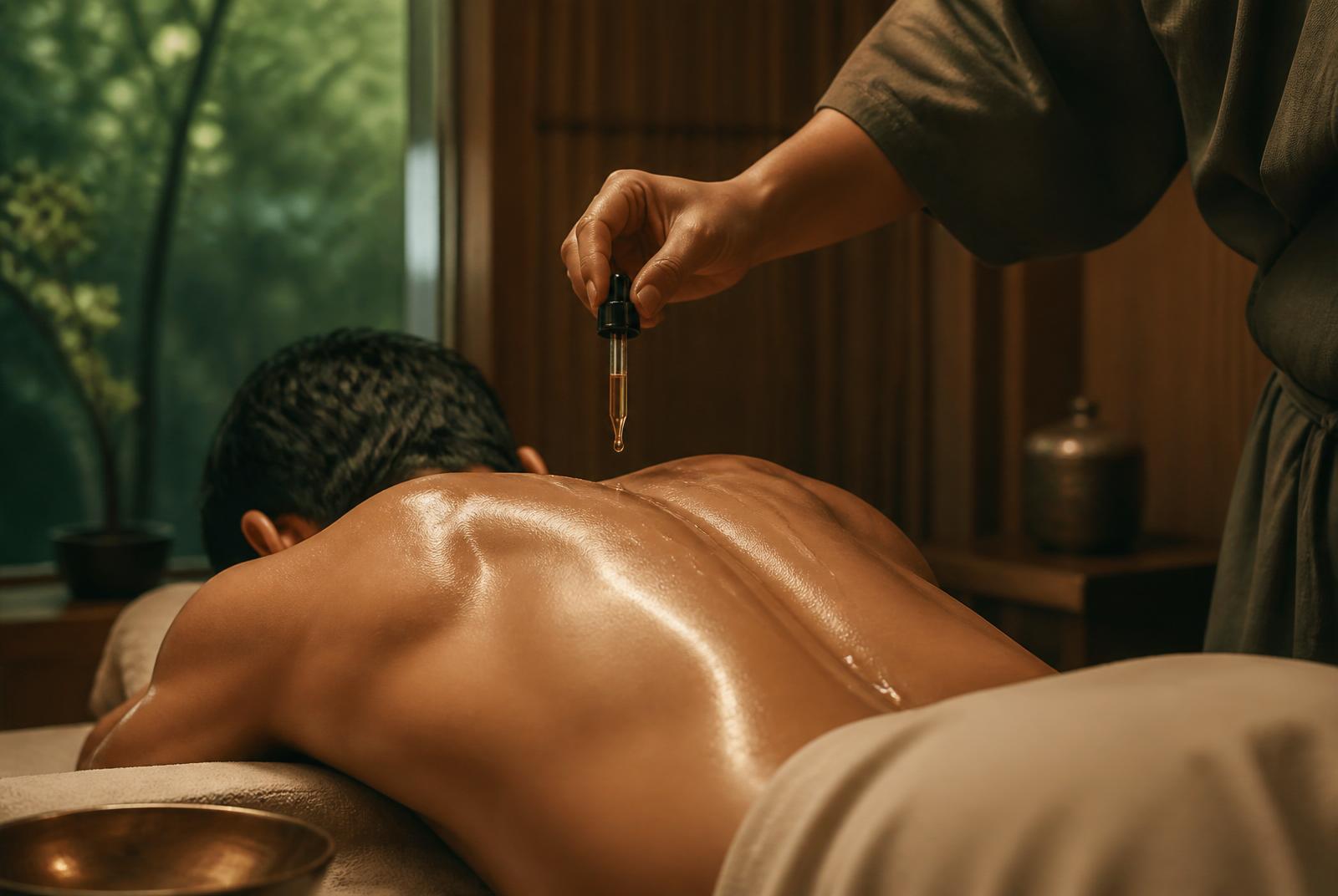 Comparaison visuelle entre massage relaxant et massage sportif pour homme actif — Nagomi Wellness Strasbourg